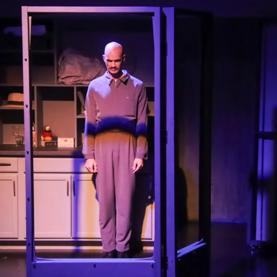 Goodbye Horses production photograph